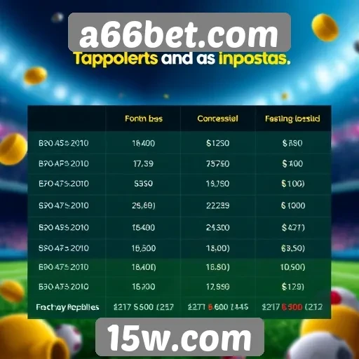 Comparativo de bônus oferecidos por a66bet